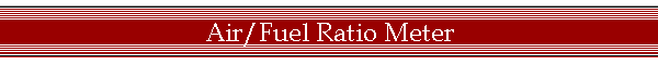 Air/Fuel Ratio Meter